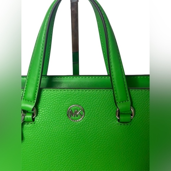 MICHAEL KORS NWT Women's FREYA Small Leather Satchel/Xbody Palm MSRP $328 - Picture 2 of 12